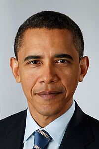 Porträt von Barack Obama