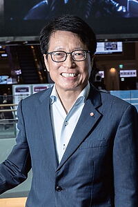 Porträt von Cha Won-chun