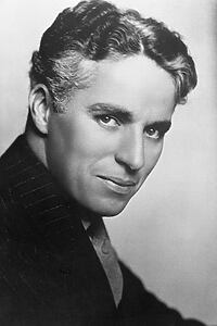 Porträt von Charlie Chaplin