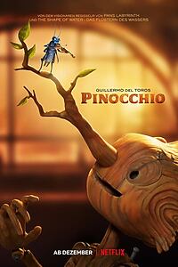 Filmplakat zu Guillermo del Toros Pinocchio