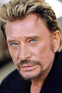 Porträt von Johnny Hallyday