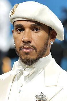 Porträt von Lewis Hamilton