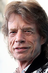 Porträt von Mick Jagger
