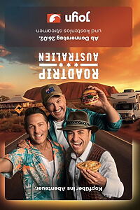 Serienplakat zu Roadtrip Australien - 3 Spitzenköche auf 4 Rädern