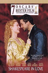 Filmplakat zu Shakespeare in Love
