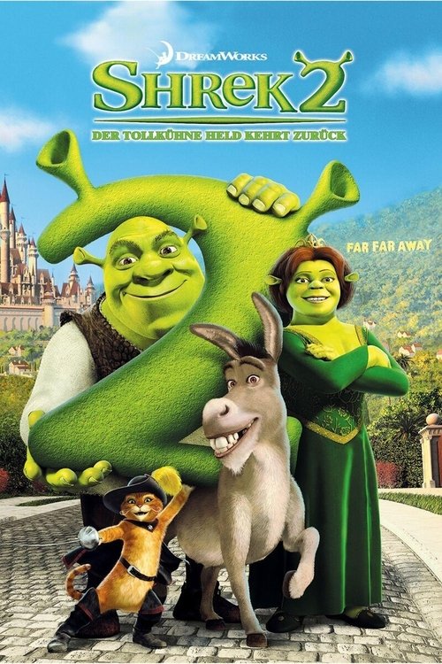 Filmplakat zu Shrek 2 – Der tollkühne Held kehrt zurück