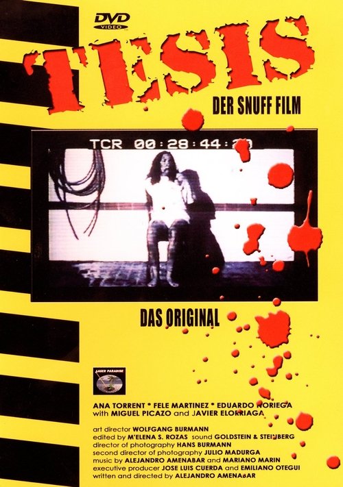 Filmplakat zu Tesis - Faszination des Grauens