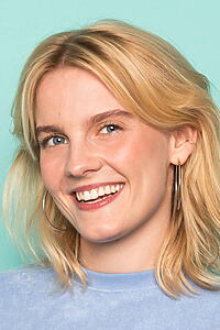 Porträt von Vigdís Hafliðadóttir