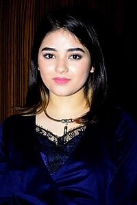 Porträt von Zaira Wasim