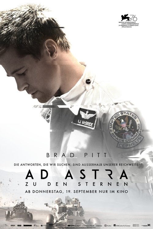 Filmplakat zu Ad Astra – Zu den Sternen