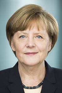 Porträt von Angela Merkel