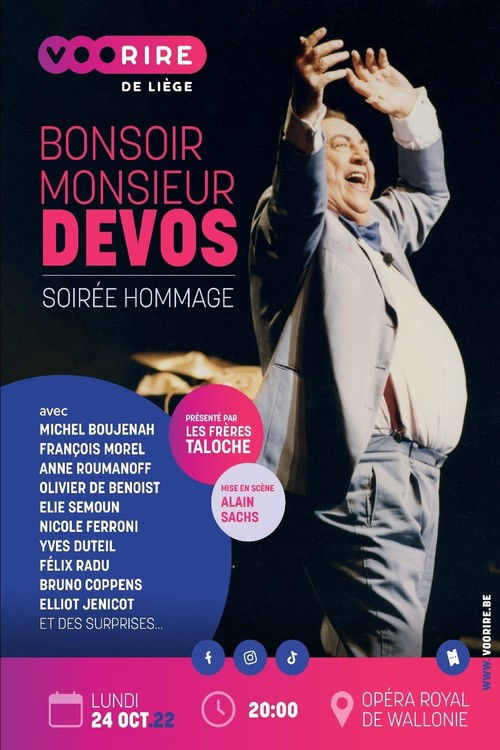 Filmplakat zu Bonsoir Monsieur Devos