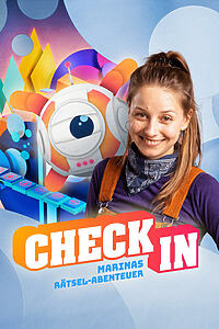 Serienplakat zu CHECK IN – Marinas Rätsel-Abenteuer