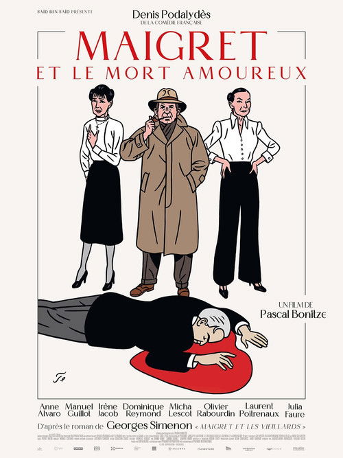 Filmplakat zu Maigret et le mort amoureux
