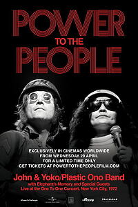 Filmplakat zu Power to the People: John & Yoko Live in NYC