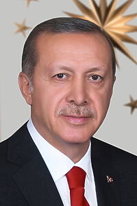 Porträt von Recep Tayyip Erdoğan