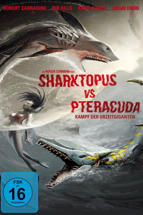 Filmplakat zu Sharktopus vs Pteracuda - Kampf der Urzeitgiganten