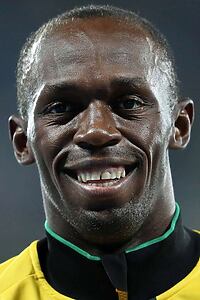 Porträt von Usain Bolt