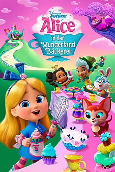 Serienplakat zu Alice in der Wunderland-Bäckerei