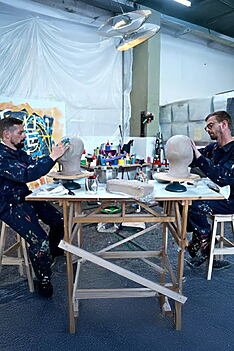 Serienplakat zu Atelier Joko und Klaas - Kunst für den ProSieben Campus
