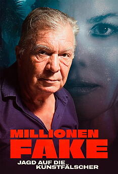 Serienplakat zu Millionen Fake – Jagd auf die Kunstfälscher