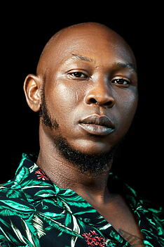 Porträt von Seun Kuti