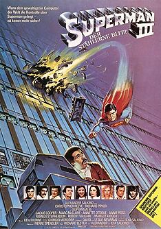 Filmplakat zu Superman III - Der stählerne Blitz