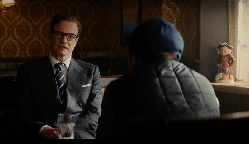 Schauspieler Colin Firth im Film The Kingsmen