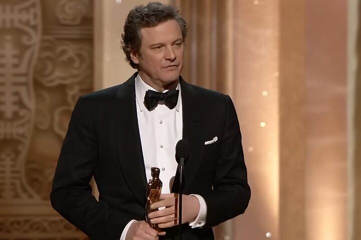 Schauspieler Colin Firth bei der Oscarverleihung