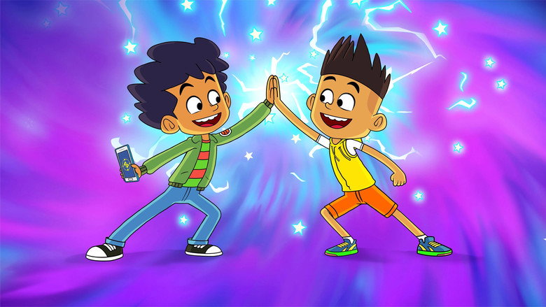 Bild aus der Serie Die verzwickten Zeitreisen von Sammy und Raj