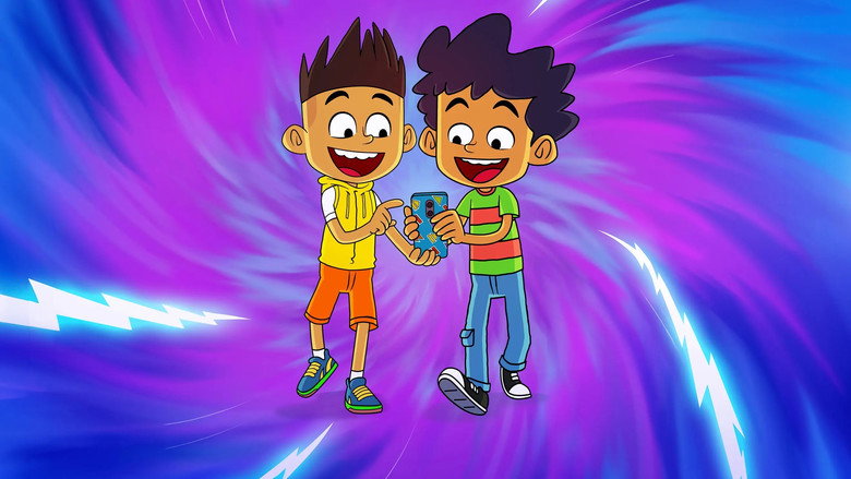 Bild aus der Serie Die verzwickten Zeitreisen von Sammy und Raj