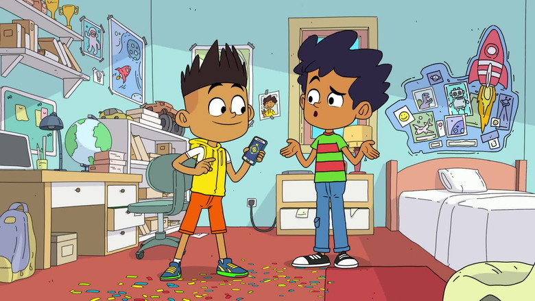 Bild aus der Serie Die verzwickten Zeitreisen von Sammy und Raj