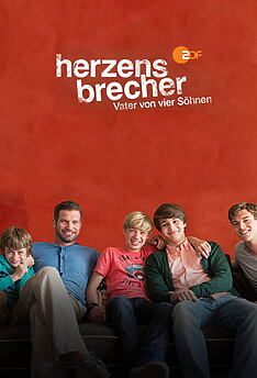 Serienplakat zu Herzensbrecher – Vater von vier Söhnen