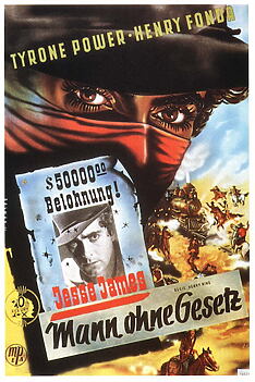 Filmplakat zu Jesse James - Mann ohne Gesetz