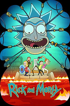 Serienplakat zu Rick and Morty