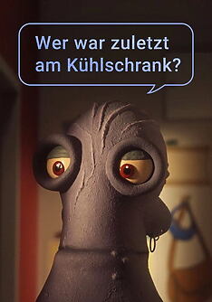Serienplakat zu Wer war zuletzt am Kühlschrank?