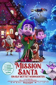 Filmplakat zu Mission Santa – Ein Elf rettet Weihnachten