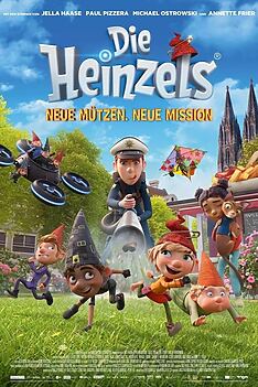 Filmplakat zu Die Heinzels - Neue Mützen, neue Mission
