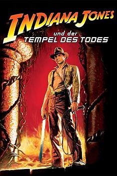 Filmplakat zu Indiana Jones und der Tempel des Todes