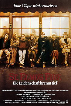 Filmplakat zu St. Elmo’s Fire - Die Leidenschaft brennt tief